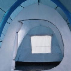 Greatstore Kempingový stan s nafukovací konstrukcí 500x220x180 cm modrý