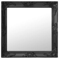 shumee vidaXL Barokní nástěnné zrcadlo 60x60 cm Černé