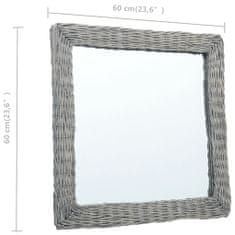 Vidaxl Zrcadlo 60 x 60 cm proutí