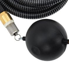 shumee Sací hadice s mosaznými konektory 25 m 25 mm černá