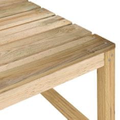 Vidaxl Zahradní stolek z palet 60 x 60 x 36,5 cm impregnovaná borovice