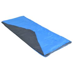 Greatstore Lehký spací pytel ve stylu envelope modrý 1100 g 10 °C