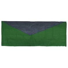 Greatstore Lehký dekový spací pytel zelený 1100 g 10 °C