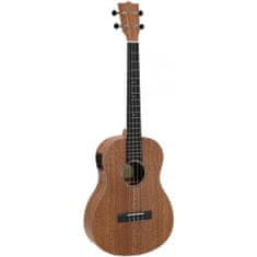 Dimavery UK-500, elektroakustické barytonové ukulele, přírodní