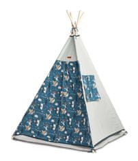 Sensillo Indianské teepee pro děti stan námořnická modrá