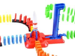 JOKOMISIADA Vzdělávací hračka s raketou Space Domino ZA3494