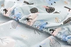 Sensillo povlečení bavlněné deluxe na dětskou matraci 120x60, srnka v lese - bílá
