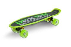 TOYZ Set dětský zelený skateboard + přilba a chrániče