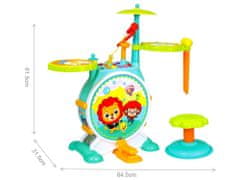 JOKOMISIADA Hudební bicí interaktivní hračka ZA2833