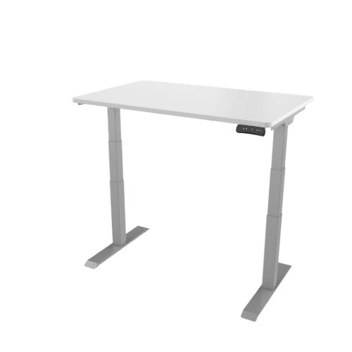 Delso Elektrický výškově nastavitelný stůl PROJUSTER 160x80cm, šedá podnož