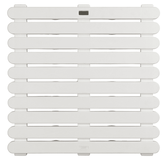 Wenko Bílý plastový sprchový rošt OUTDOOR, 55 x 55 cm, WENKO