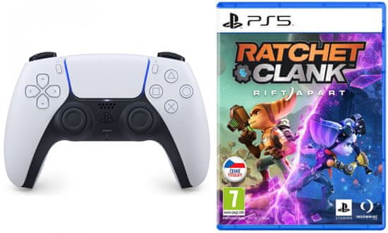 Sony PlayStation 5 Dual Sense + Ratchet and Clank: Rift Apart