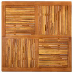 Vidaxl Zahradní stůl 120 x 120 x 75 cm masivní akáciové dřevo