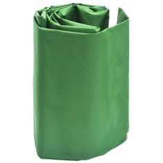 Greatstore Nafukovací karimatka s polštářem 58 x 190 cm zelená