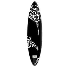 Greatstore Nafukovací SUP paddleboard 366 x 76 x 15 cm černý
