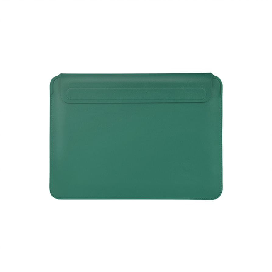 Coteetci PU tenké pouzdro s magnetickým zapínáním pro Apple Macbook Air 13 MB1060-GR, zelená
