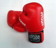 Katsudo Boxerské rukavice Champ, červené, 14 oz