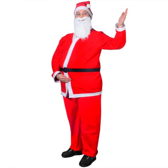 Vidaxl Santa Claus vánoční kostým, sada