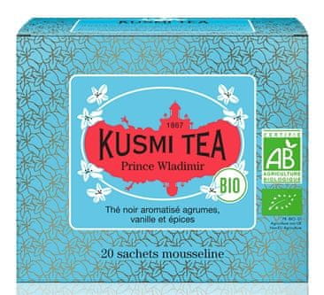 Kusmi Tea Organic Prince Vladimir 20 mušelínových sáčků 40g