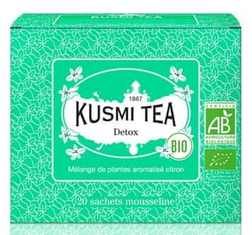 Levně Kusmi Tea Organic Detox 20 mušelínových sáčků 40g