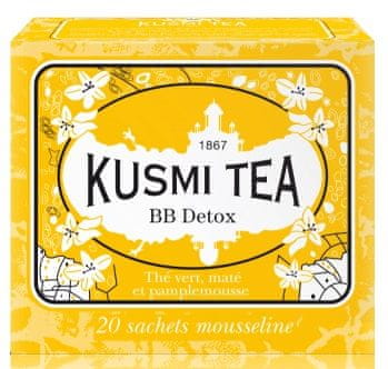 Levně Kusmi Tea Organic BB Detox krabička s 20-ti sáčky 40g
