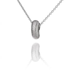 Meucci Stříbrný náhrdelník se zirkonovou ozdobou - Meucci SS226 Velikost: 55