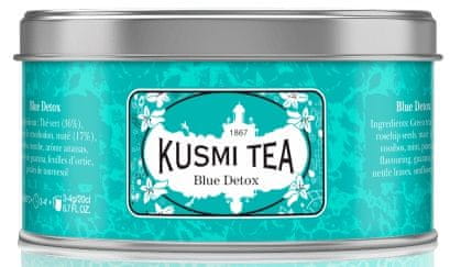 Levně Kusmi Tea Organic Blue Detox sypaný čaj v plechovce 100g