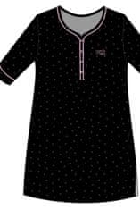 Cornette Noční košile 485/296 Be happy 2, černá, S