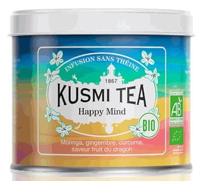 Kusmi Tea Organic Happy Mind plechovka 100g