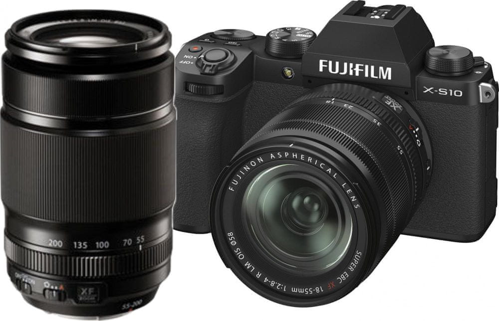 Levně FujiFilm X-S10 + XF 18-55 mm + XF 55-200 mm