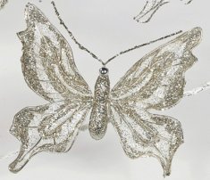 Goodwill Třpytivý motýl s klipem, 18 cm