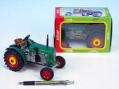 KOVAP Traktor Zetor 25A zelený na klíček kov 15cm 1:25 v krabičce Kovap
