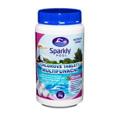 Sparkly POOL Chlorové tablety do bazénu 5v1 multifunkční 20g 1 kg