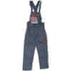Kalhoty montérkové s laclem, šedé, 2L 182/90-94