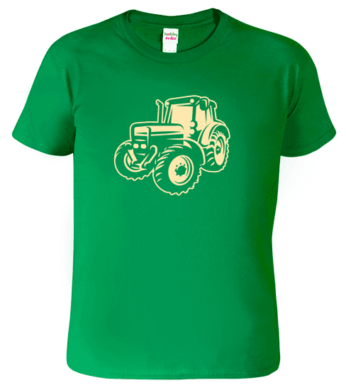Hobbytriko Dětské tričko s traktorem - Moderní traktor Barva: Královská modrá (05), Velikost: 4 roky / 110 cm