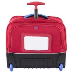 Dětská cestovní taška na kolečkách, červená