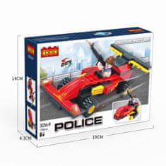Cogo stavebnice Policie - policejní kamion a zloději sestava 10v1 kompatibilní 940 dílů