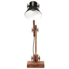 Greatstore Industriální stolní lampa černočerná kulatá 58 x 18 x 90 cm E27