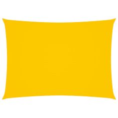 Greatstore Stínící plachta oxfordská látka obdélníková 6 x 8 m žlutá
