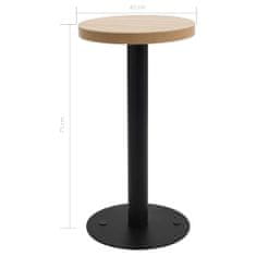 Vidaxl Bistro stolek světle hnědý 40 cm MDF