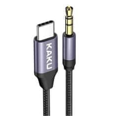 Kaku KSC-427 audio kabel USB-C / 3.5mm jack 1m, černý