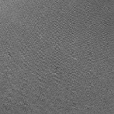 Greatstore 4místná pohovka tmavě šedá textil