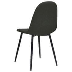 shumee Jídelní židle 2 ks 45 x 54,5 x 87 cm černé umělá kůže