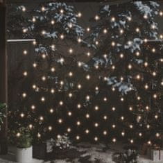 Greatstore Vánoční světelná síť bílá 4 x 4 m 544 LED vnitřní i venkovní