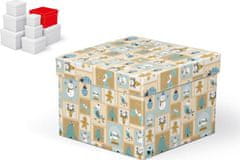 MFP s.r.o. krabice dárková vánoční C-V001-F 18x18x13cm 5370698