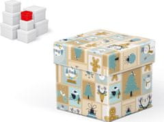 MFP s.r.o. krabice dárková vánoční C-V001-A 8x8x8cm 5370693