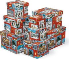 MFP s.r.o. krabice dárková vánoční C-V005-AL 8x8x8cm 5370770