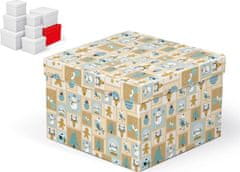 MFP s.r.o. krabice dárková vánoční C-V001-H 22x22x15cm 5370700