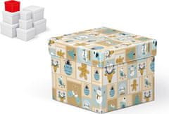 MFP s.r.o. krabice dárková vánoční C-V001-C 12x12x10cm 5370695
