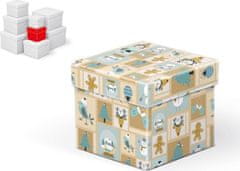MFP s.r.o. krabice dárková vánoční C-V001-B 10x10x9cm 5370694